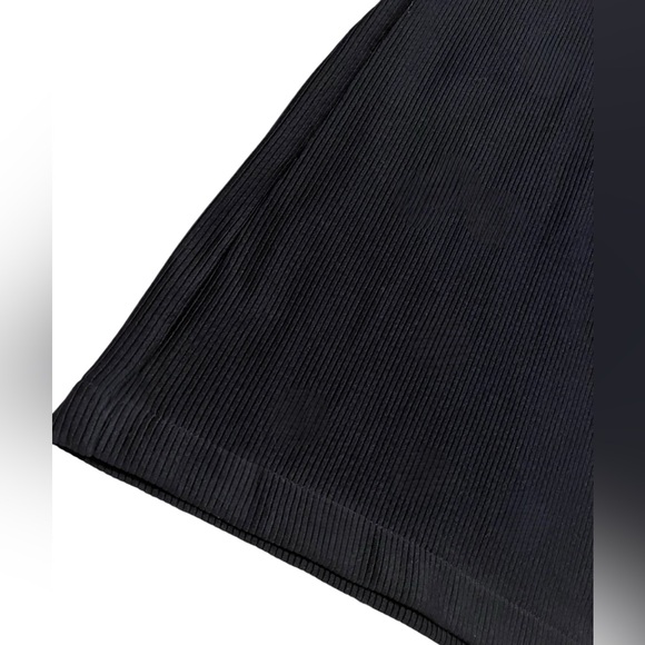 Adrianna Pappell Med Two Piece Matching Set Wide Leg Pants and Top Black Lounge - Picture 4 of 13